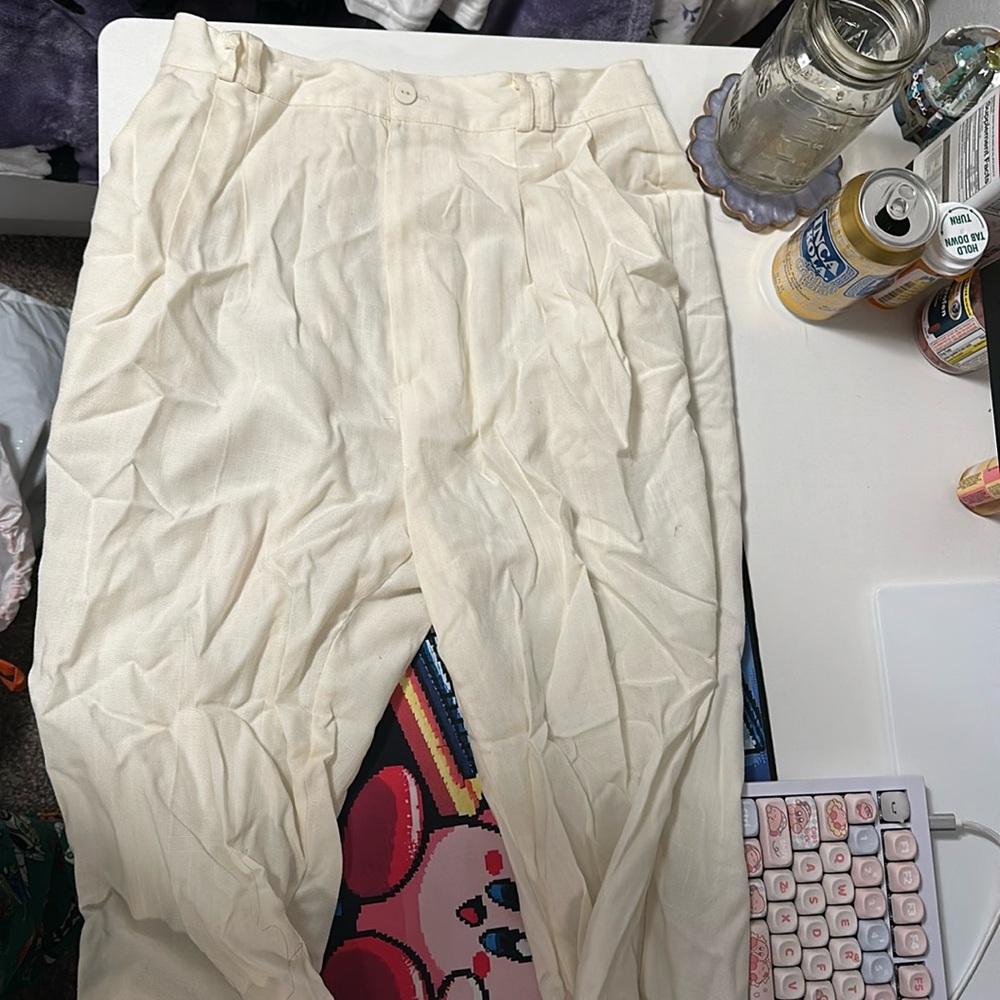 white pants